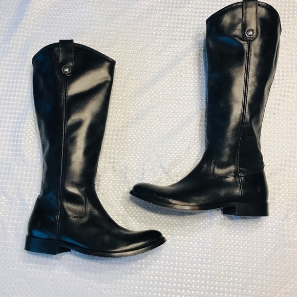 FRYE Melissa inside zip boot in black - Picture 3 of 11